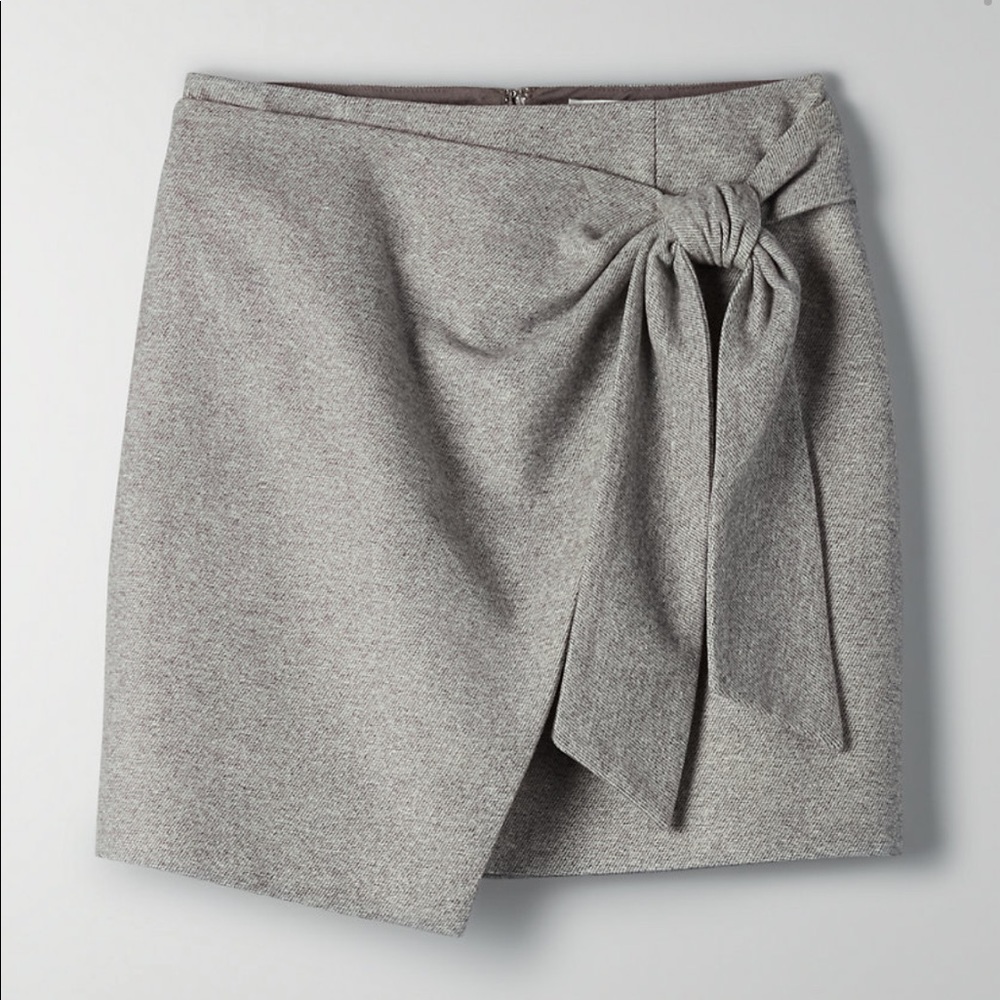 aritzia wilfred wrap skirt